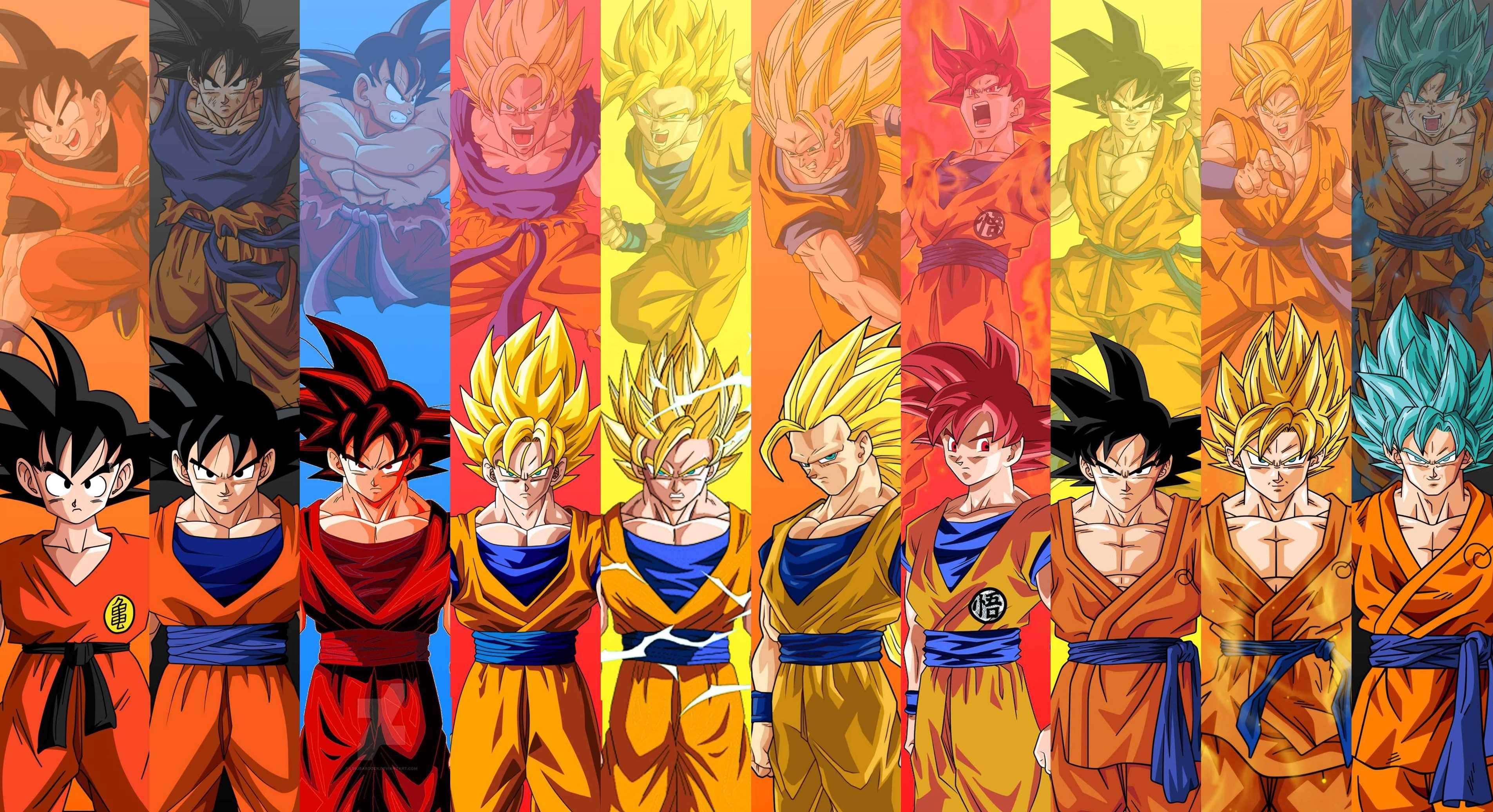 How old is goku in each dragon ball series?