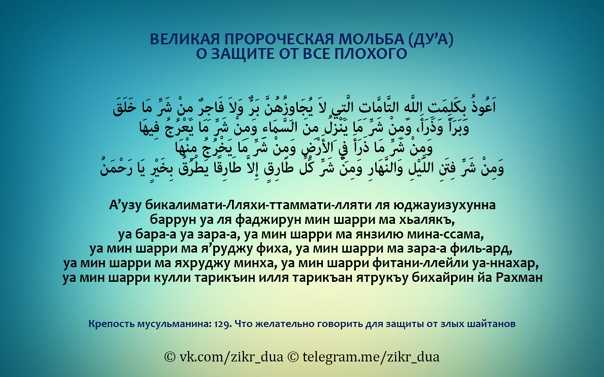 Дуа от сглаза и порчи (4 видео)