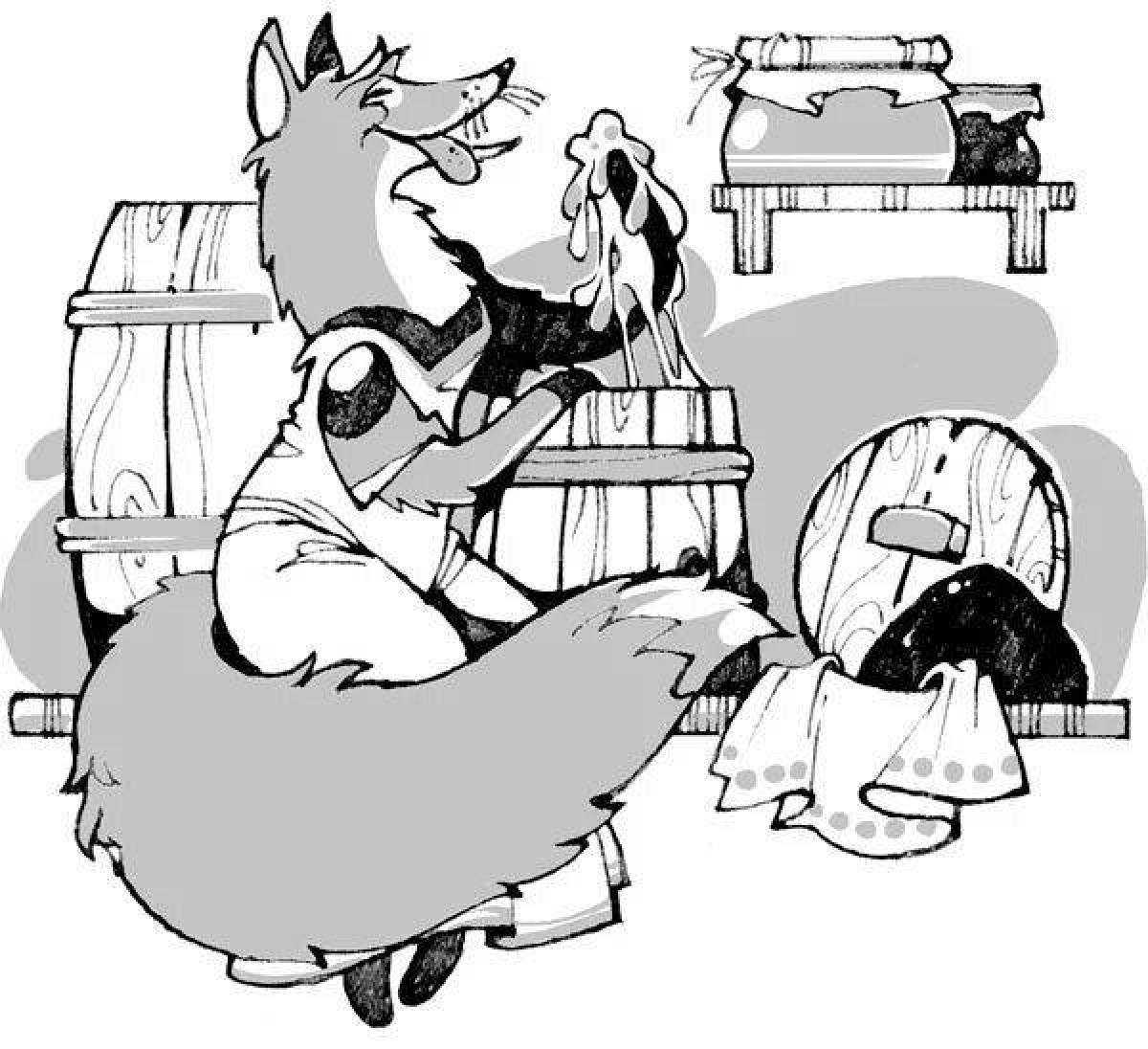 Сказка для детей лиса и медведь 🦊 читаем на ночь