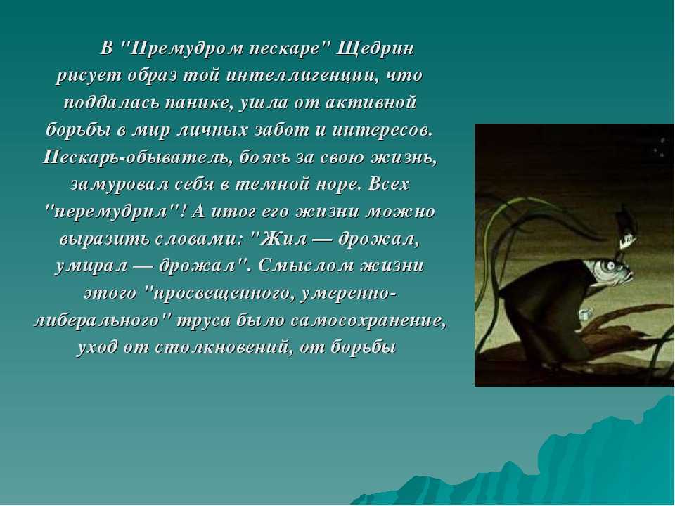 Читательский дневник «премудрый пескарь» михаила салтыкова-щедрина