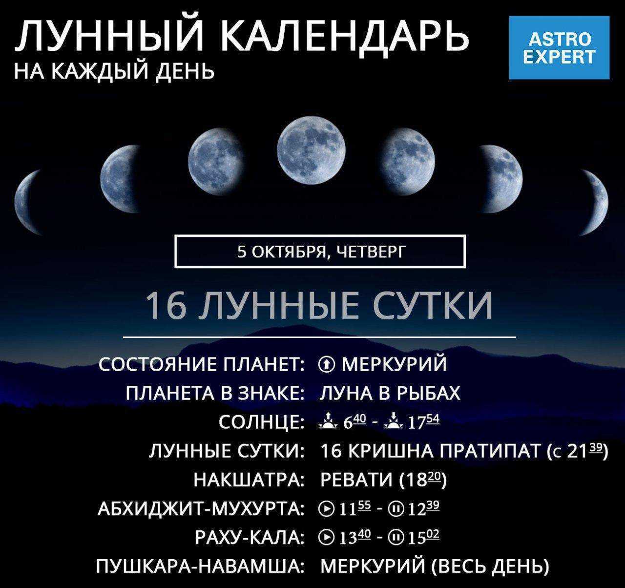 12 лунный день: характеристика и рекомендации