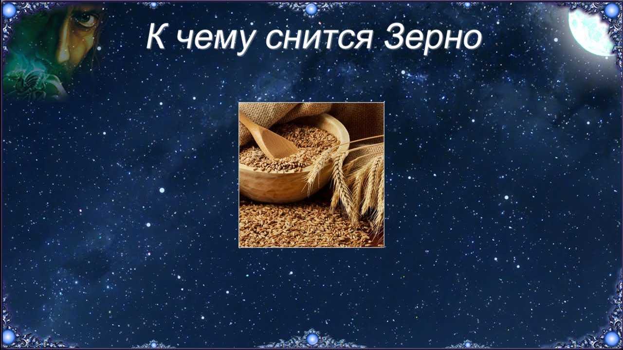 К чему снится зерно - трактование для женщины